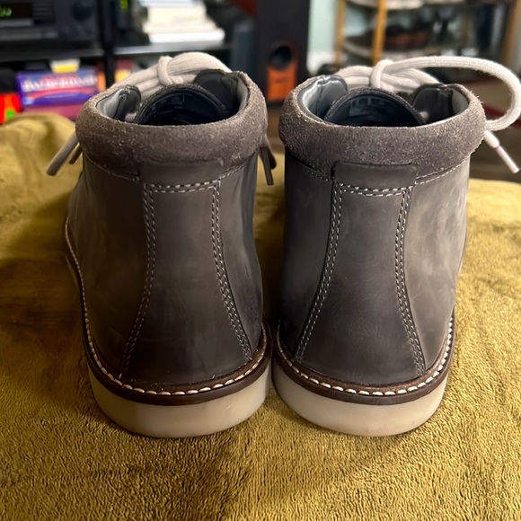 Gray Leather Chukka Boots - Collection by Clarks - Picture 5 of 5